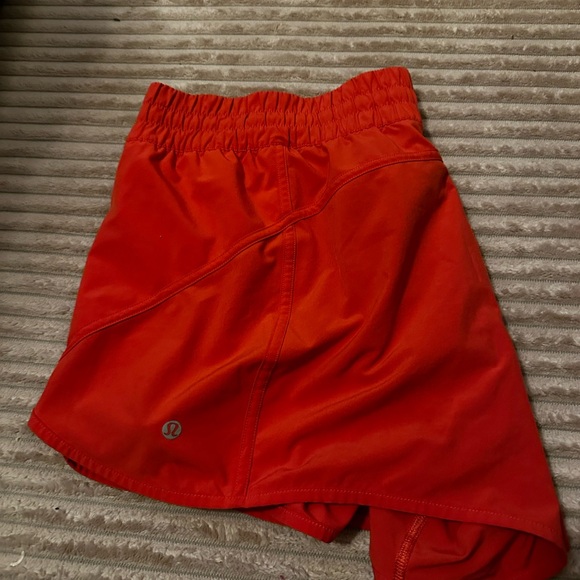 Lululemon light red Athletic Shorts - Picture 2 of 6